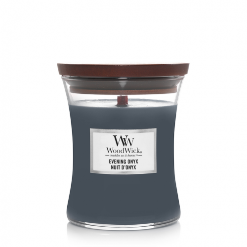 WoodWick Kvapni žvakė Evening Onyx Medium