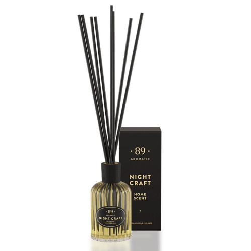 Aromatic 89 Namų kvapas su lazdelėmis Home Scent Retro Collection 250ml, Night Craft (Rytietiški-Medienos)