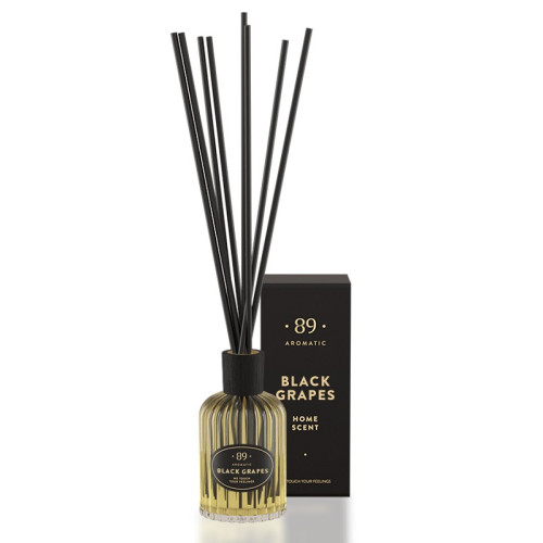 Aromatic 89 Namų kvapas su lazdelėmis Home Scent Retro Collection 250ml, Black Grapes (Saldus vaisių)
