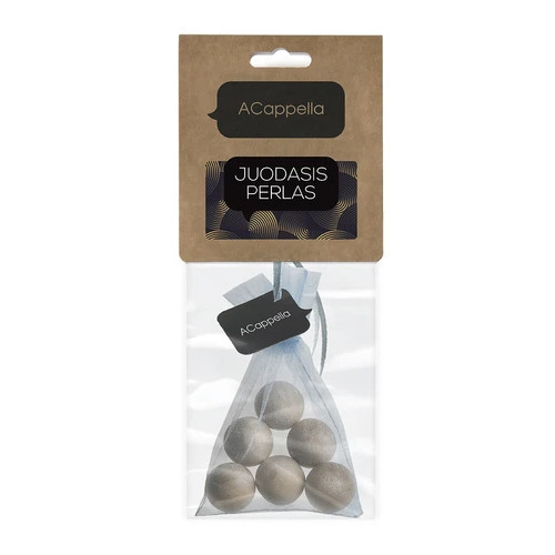 Acappella Automobilio kvapas, pakabinami kvapieji mediniai rutulėliai Car perfume Wooden Balls Juodasis perlas