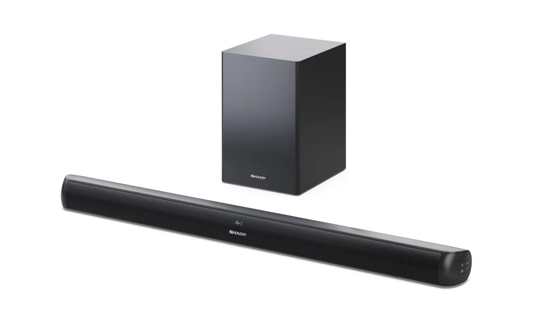 Garso sistema Sharp HT-SBW202, su belaidžiu žemų dažnių garsiakalbiu, juoda