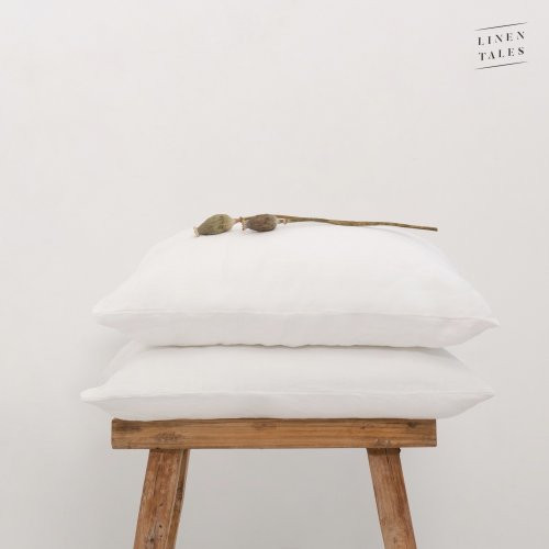 Linen Tales Hemp Pillowcase Kanapių pluošto pagalvės užvalkalas, Snow  White