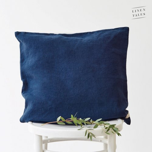 Linen Tales Linen Cushion Cover Lininis pagalvėlės užvalkalas, Navy