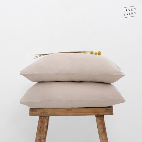 Linen Tales Hemp Pillowcase Kanapių pluošto pagalvės užvalkalas, Warm Sand