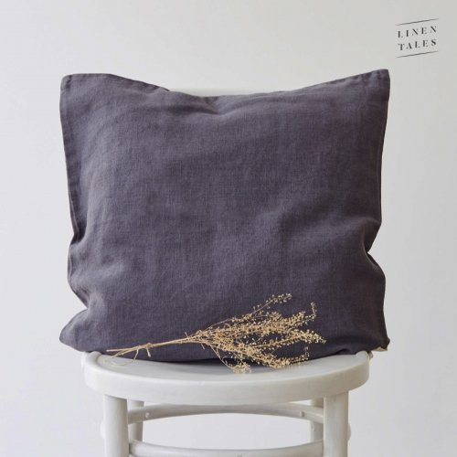 Linen Tales Linen Cushion Cover Lininis pagalvėlės užvalkalas, Dark Grey