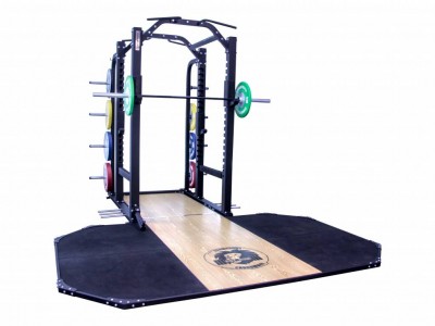 Jėgos stovas CROSSMAXX® Power Rack (Išmatavimai : tik kėlimo platforma)