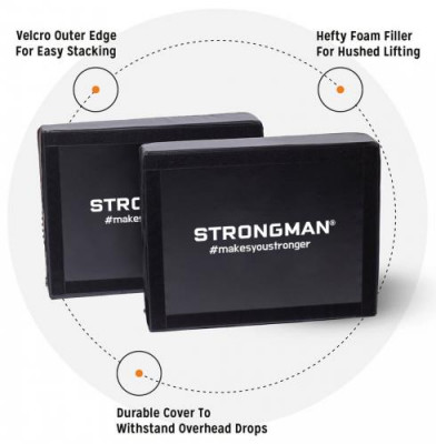 Paminkštinimas Strongman Deadlift Quiet Drop pad set