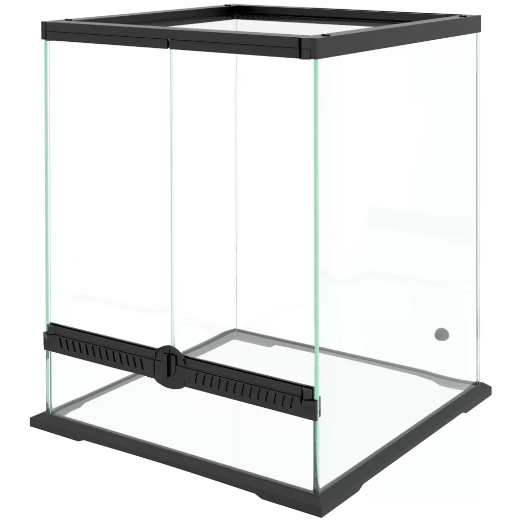 Stiklinis terariumas 120L, 45x45x60cm