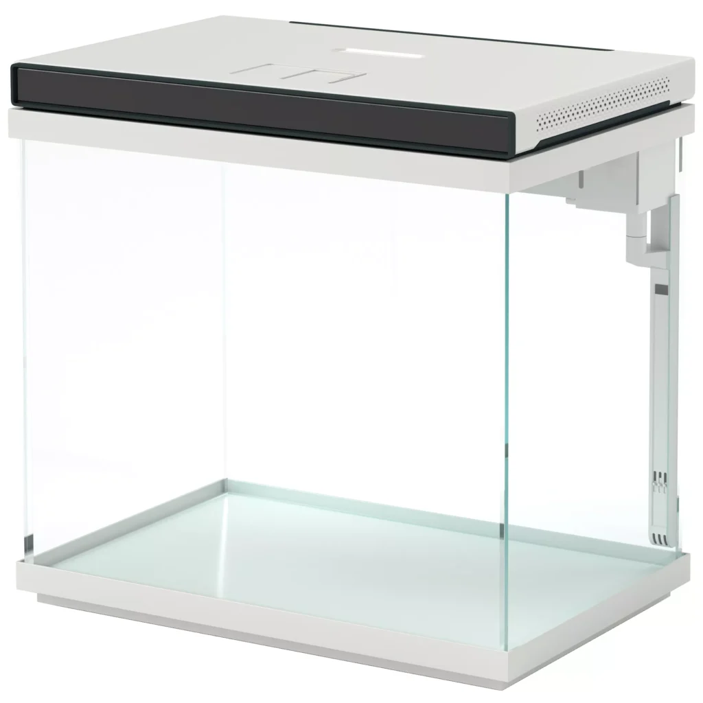 26 litrų akvariumas su filtru, LED apšvietimu, vandens siurbliu, 38 x 26 x 38 cm