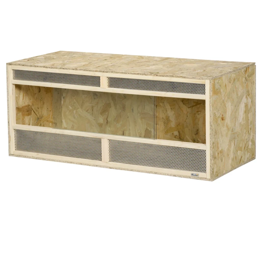 Terariumas ropliams su ventiliacijos grotelėmis, stumdomomis stiklinėmis durelėmis 120 x 50 x 50 cm