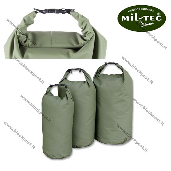 Mil-tec neperšlampantis maišas olive 30l .