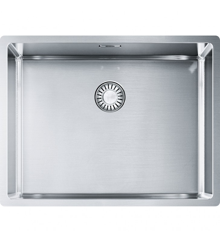 Nerūdijančio plieno plautuvė Franke Box, BXX 210/110-54, ekscentrinis ventilis