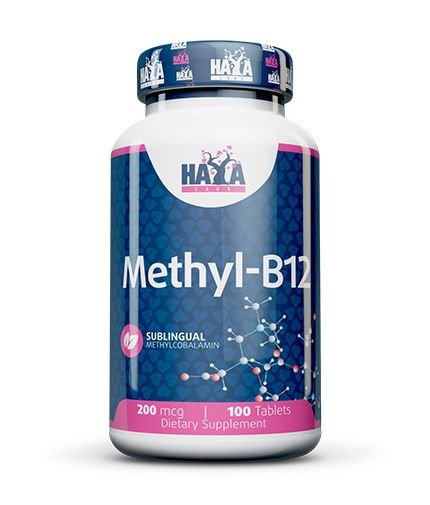 Haya Labs Methyl B-12 100 tab. (Vitaminas B12(metilcobalaminas))