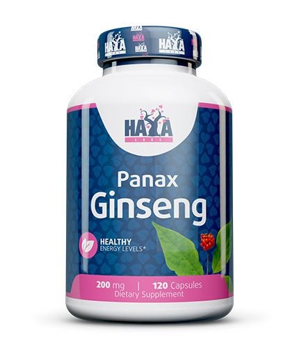 Haya Labs Panax Ginseng (ženšenis) 120 kaps.