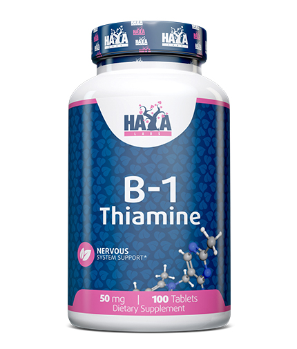 Haya Labs B-1 Thiamine 100 tabl. (Vitaminas B1)