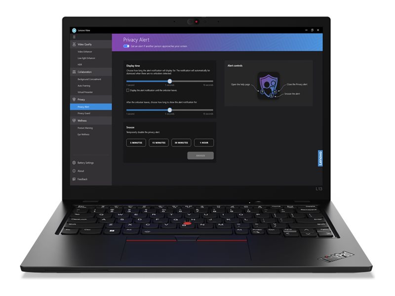 Lenovo ThinkPad L13 | Black | 13.3 " | IPS | WUXGA | 1920 x 1200 pixels | Anti-glare | Intel Core U5 | 125U | 16 GB | Soldered LPDDR5 | Solid-state drive capacity 512 GB | Intel Graphics | Windows 11 Pro | 802.11ax | Bluetooth version 5.3 | LTE Upgradable | Keyboard language English | Keyboard backlit | Warranty 36 month(s) | Battery warranty 12 month(s)