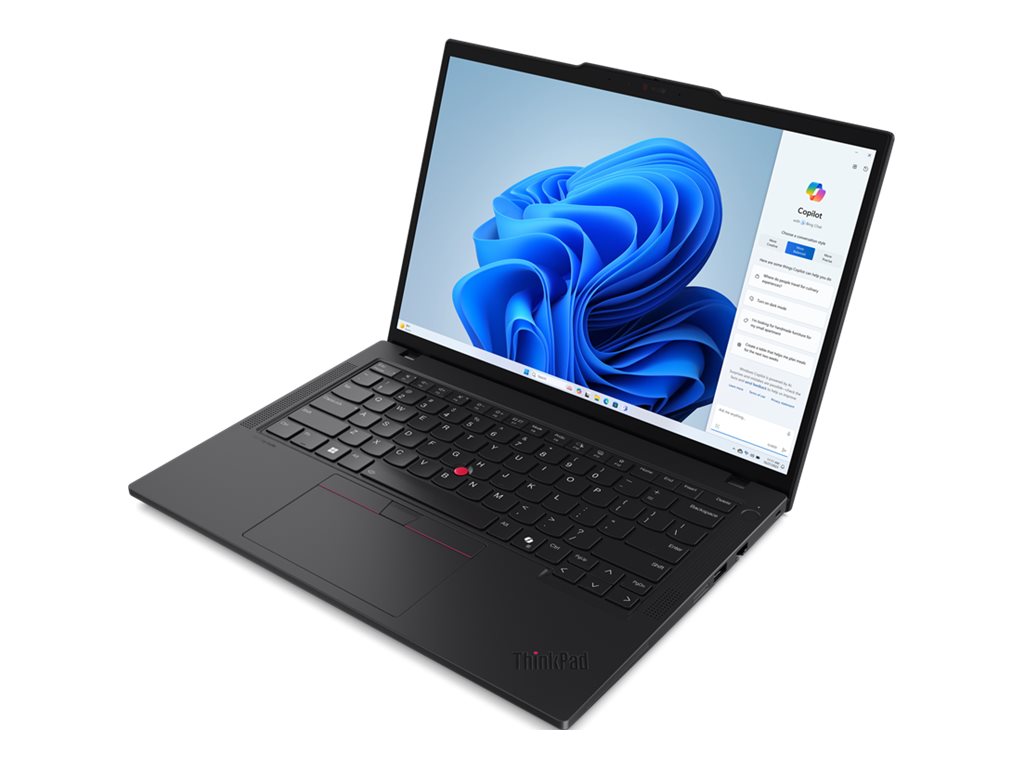 Lenovo ThinkPad T14 | Black | 14 " | IPS | WUXGA | 1920 x 1200 pixels | Anti-glare | Intel Core U7 | 155U | 16 GB | SO-DIMM DDR5 | Solid-state drive capacity 512 GB | Intel Graphics | Windows 11 Pro | 802.11ax | Bluetooth version 5.3 | LTE Upgradable | Keyboard language Nordic | Keyboard backlit | Warranty 36 month(s) | Battery warranty 12 month(s)