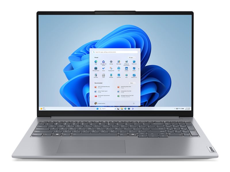 Lenovo | ThinkBook 16 IML | Arctic Grey | 16 " | IPS | WUXGA | 1920 x 1200 pixels | Anti-glare | Intel Core U7 | 155H | 16 GB | SO-DIMM DDR5 | Solid-state drive capacity 512 GB | Intel Arc Graphics | Windows 11 Pro | 802.11ax | Bluetooth version 5.3 | Keyboard language English | Keyboard backlit | Warranty 24 month(s) | Battery warranty 12 month(s)