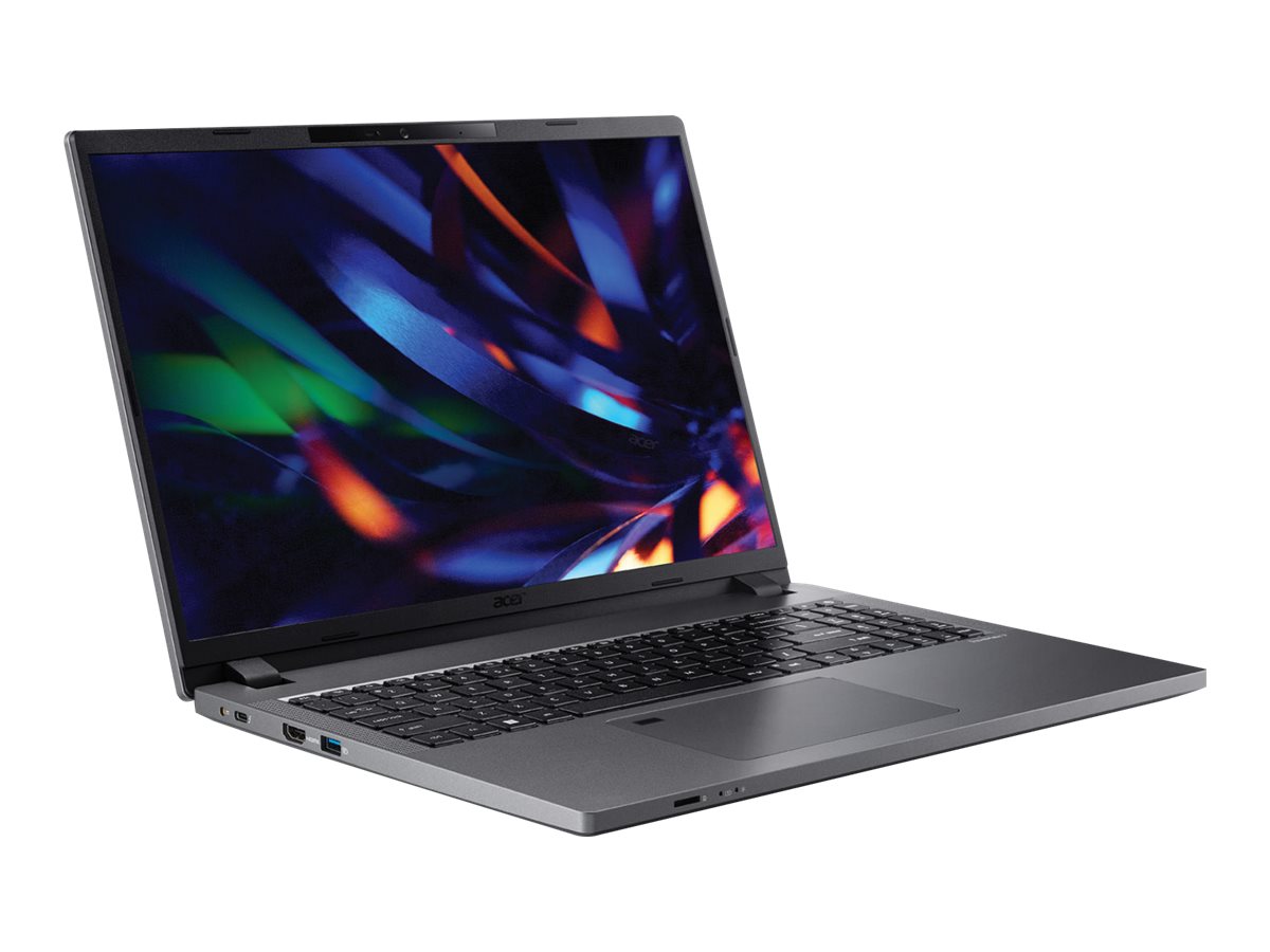 Acer | TravelMate | TMP216-51-50XU | Gray | 16 " | IPS | WUXGA | 1920 x 1200 | Intel Core i5 | i5-1335U | 8 GB | Solid-state drive capacity 256 GB | Intel Iris Xe Graphics | No Optical drive | Windows 11 Pro | Keyboard language Swedish | Keyboard backlit | Warranty 36 month(s) | Battery warranty 12 month(s)