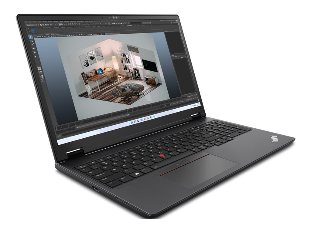 Lenovo ThinkPad P16v | Black | 16 " | IPS | WUXGA | 1920 x 1200 pixels | Anti-glare | Intel Core U7 | 155H | 32 GB | SO-DIMM DDR5 | Solid-state drive capacity 1000 GB | NVIDIA RTX 1000 Ada Generation | GDDR6 | 6 GB | Windows 11 Pro | 802.11ax | Bluetooth version 5.3 | Keyboard language Nordic | Keyboard backlit | Warranty 36 month(s) | Battery warranty 12 month(s)