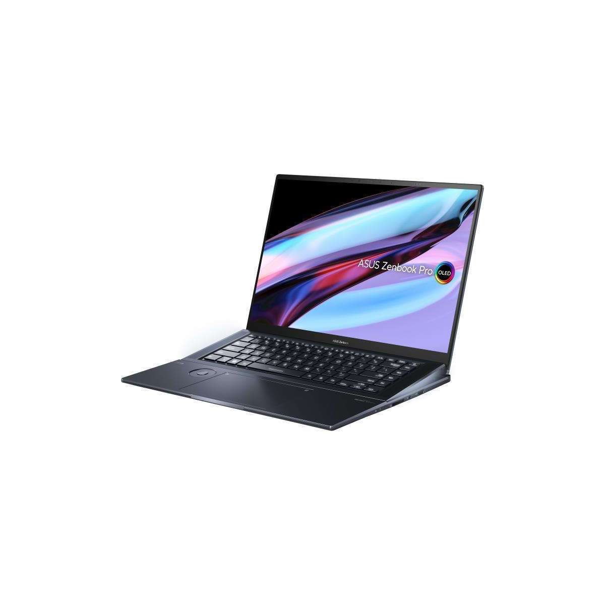 Notebook, ASUS, ZenBook Series, UX7602ZM-ME169W, CPU i9-12900H, 2500 MHz, 16", Touchscreen, 3840x2400, RAM 16GB, DDR5, SSD 2TB,