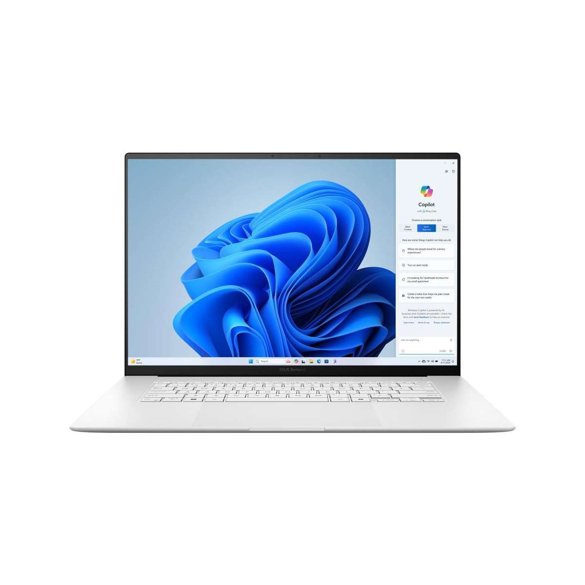 Notebook, ASUS, ZenBook S16, UM5606WA-RK217W, CPU Ryzen AI 9, 365, 2000 MHz, 16", 2880x1800, RAM 24GB, LPDDR5x, SSD 1TB, AMD