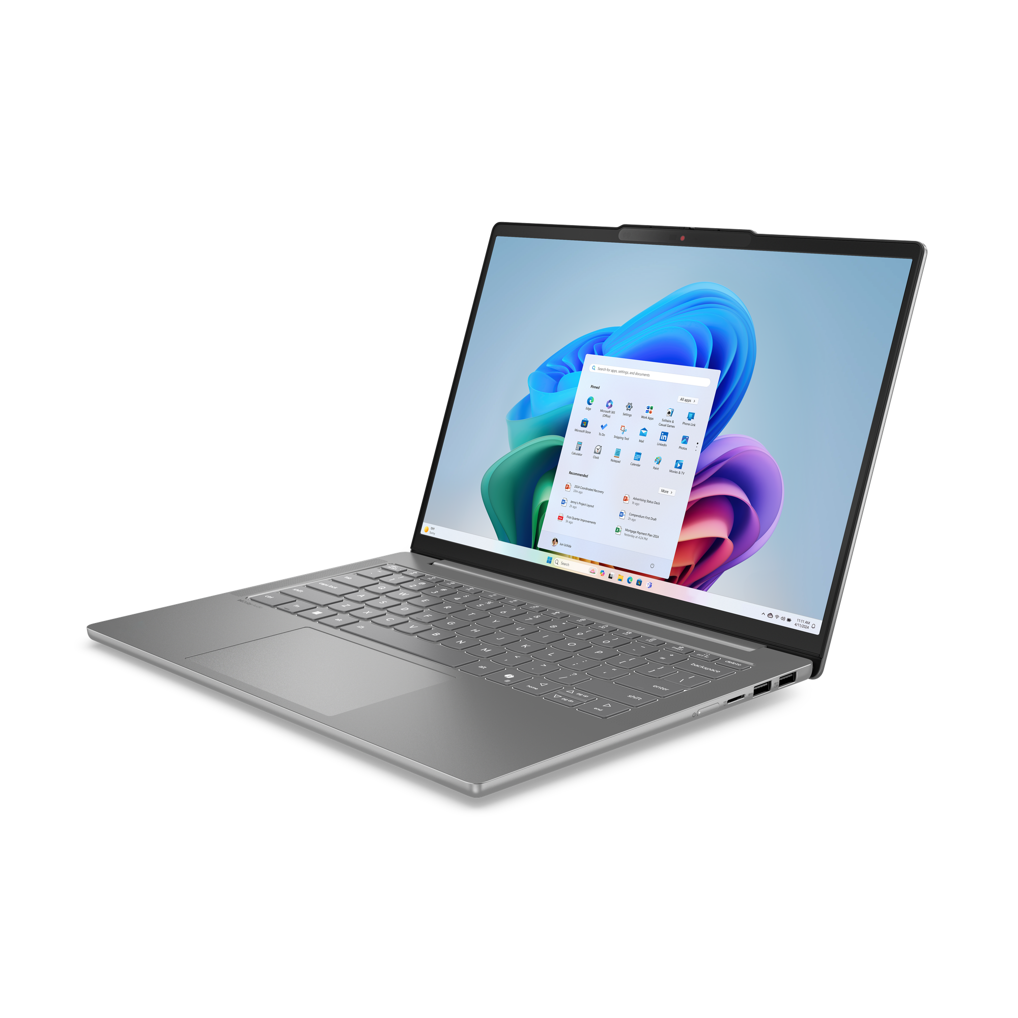 Lenovo IdeaPad Slim 5 14AHP10 | Luna Grey | 14 " | OLED | WUXGA | 1920 x 1200 pixels | Glossy | AMD Ryzen 7 | 8845HS | 16 GB | SO-DIMM DDR5 | Solid-state drive capacity 1000 GB | AMD Radeon 780M Graphics | Windows 11 Home | 802.11be | Bluetooth version 5.4 | Keyboard language English | Keyboard backlit | Warranty 24 month(s) | Battery warranty 12 month(s)