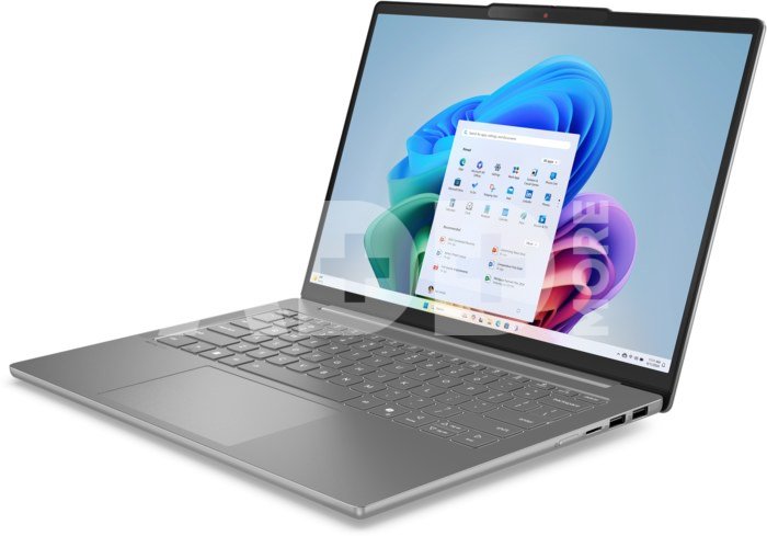 Lenovo IdeaPad Slim 5 14AHP10 | Luna Grey | 14 " | OLED | WUXGA | 1920 x 1200 pixels | Glossy | AMD Ryzen 7 | 8845HS | 16 GB | SO-DIMM DDR5 | Solid-state drive capacity 1000 GB | AMD Radeon 780M Graphics | Windows 11 Home | 802.11be | Bluetooth version 5.4 | Keyboard language English | Keyboard backlit | Warranty 24 month(s) | Battery warranty 12 month(s)