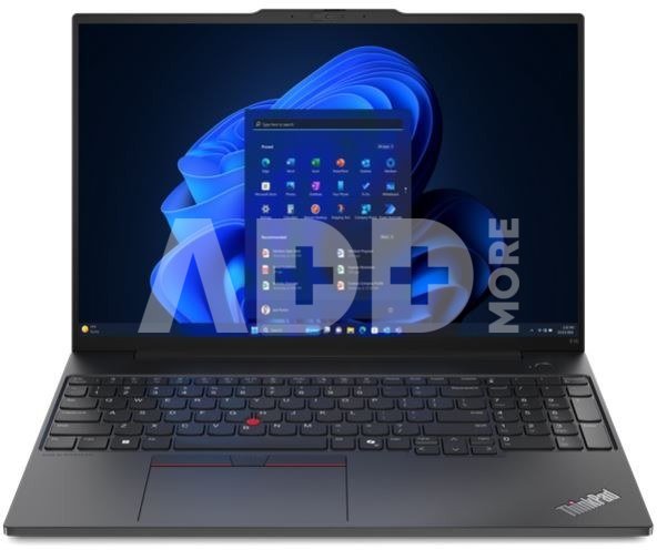Lenovo Laptop ThinkPad E16 G2 21M5001YPB W11Pro 7535HS/16GB/512GB/AMD Radeon/16.0 WUXGA/Black/1YR Premier Support + 3YRS OS + CO2 Offset