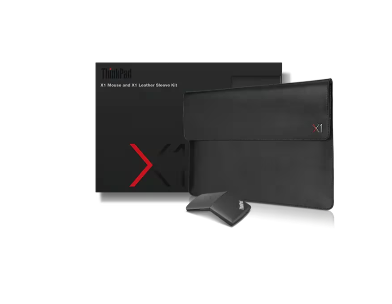 Lenovo ThinkPad X1 Mouse and X1 Leather Sleeve Kit | Lenovo