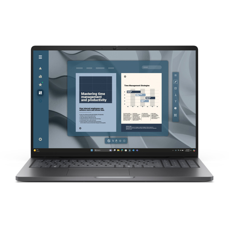 Dell Pro 16 PC16255/AMD Ryzen 5 220/8GB/512GB SSD/16.0" FHD+/AMD Radeon 740M/FgrPr/FHD/IR Cam/Mic/WLAN + BT/Nordic Backlit Kb/3