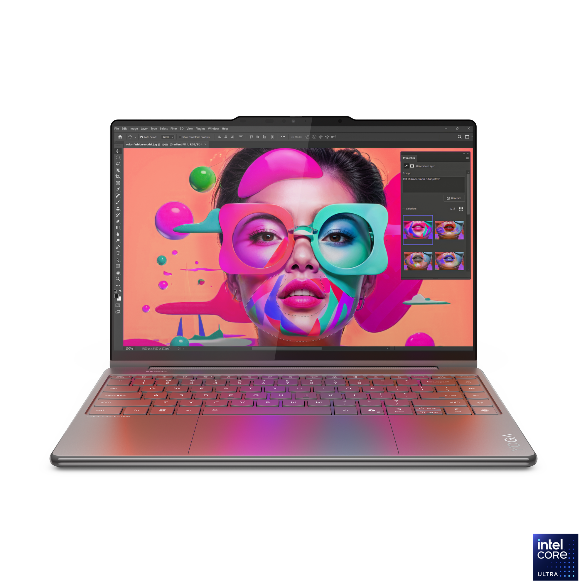 Lenovo Yoga 9 2-in-1 14ILL10 | Luna Grey | 14 " | OLED | Touchscreen | WQXGA+ | 2880 x 1800 pixels | Glossy | Intel Core Ultra 7 | 256V | 16 GB | LPDDR5x | Solid-state drive capacity 1000 GB | Intel Arc Graphics | Windows 11 Home | 802.11be | Bluetooth version 5.4 | Keyboard language English | Keyboard backlit | Warranty 24 month(s) | Battery warranty 12 month(s)