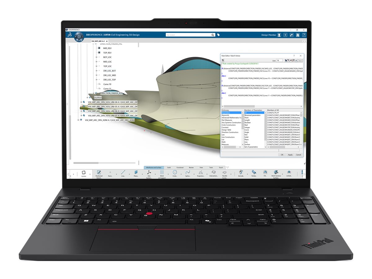Lenovo ThinkPad P16s G4 AMD | Black | 16 " | IPS | WUXGA | 1920 x 1200 pixels | Anti-glare | AMD Ryzen AI 7 PRO | 350 | 32 GB | SO-DIMM DDR5 | Solid-state drive capacity 1000 GB | AMD Radeon 860M Graphics | Windows 11 Pro | 802.11be | Bluetooth version 5.4 | Keyboard language English | Keyboard backlit | Warranty 36 month(s) | Battery warranty 12 month(s)