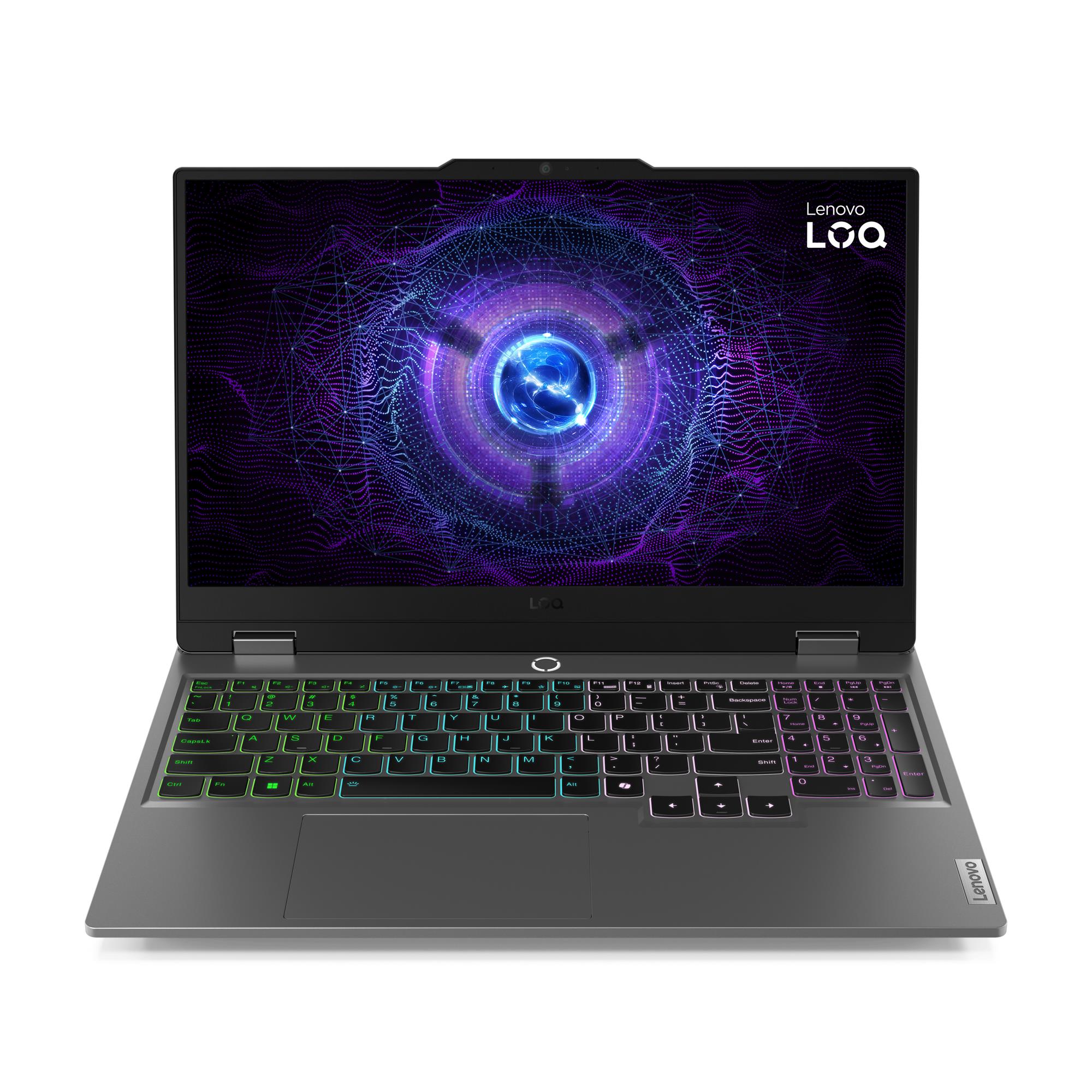 Lenovo LOQ 15IAX9 | Luna Grey | 15.6 " | IPS | FHD | 1920 x 1080 pixels | Anti-glare | Intel Core i5 | i5-12450HX | 24 GB | SO-DIMM DDR5 | Solid-state drive capacity 512 GB | NVIDIA GeForce RTX 4050 | GDDR6 | 6 GB | No OS | 802.11ax | Bluetooth version 5.2 | Keyboard language English | Keyboard backlit | Warranty 24 month(s) | Battery warranty 12 month(s)