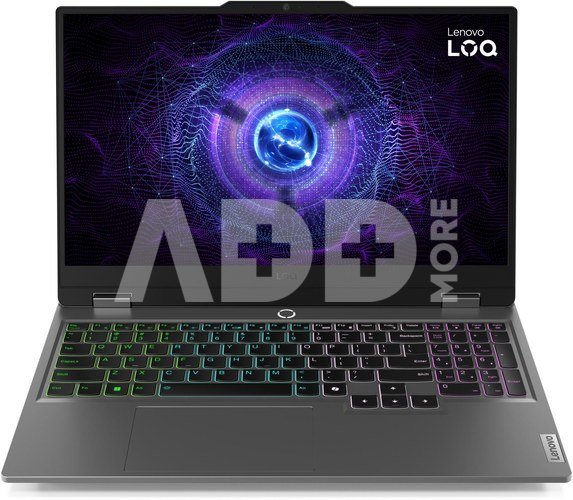 Lenovo LOQ 15IAX9 15.6 FHD i5-12450HX/24GB/512GB/NVIDIA GF RTX 4050 6GB/No OS/ENG Backlit kbd/Grey/2Y Warranty | Lenovo