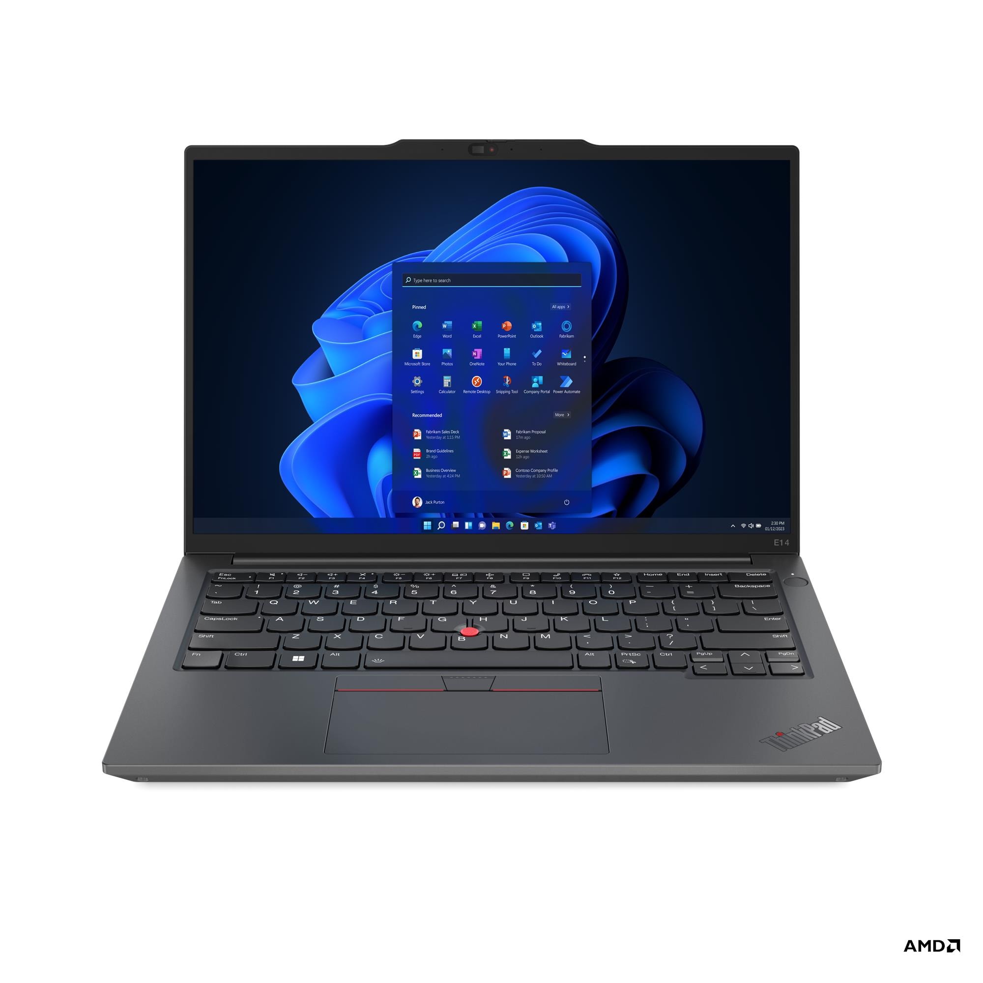 Lenovo ThinkPad E14 G5 | Graphite Black | 14 " | IPS | WUXGA | 1920 x 1200 pixels | AMD Ryzen 5 | 7430U | 16 (2x8) GB | Soldered DDR4 | Solid-state drive capacity 512 GB | AMD Radeon Graphics | Windows 11 Pro | 802.11ax | Bluetooth version 5.1 | Keyboard language English | Keyboard backlit | Warranty 24 month(s) | Battery warranty 12 month(s)