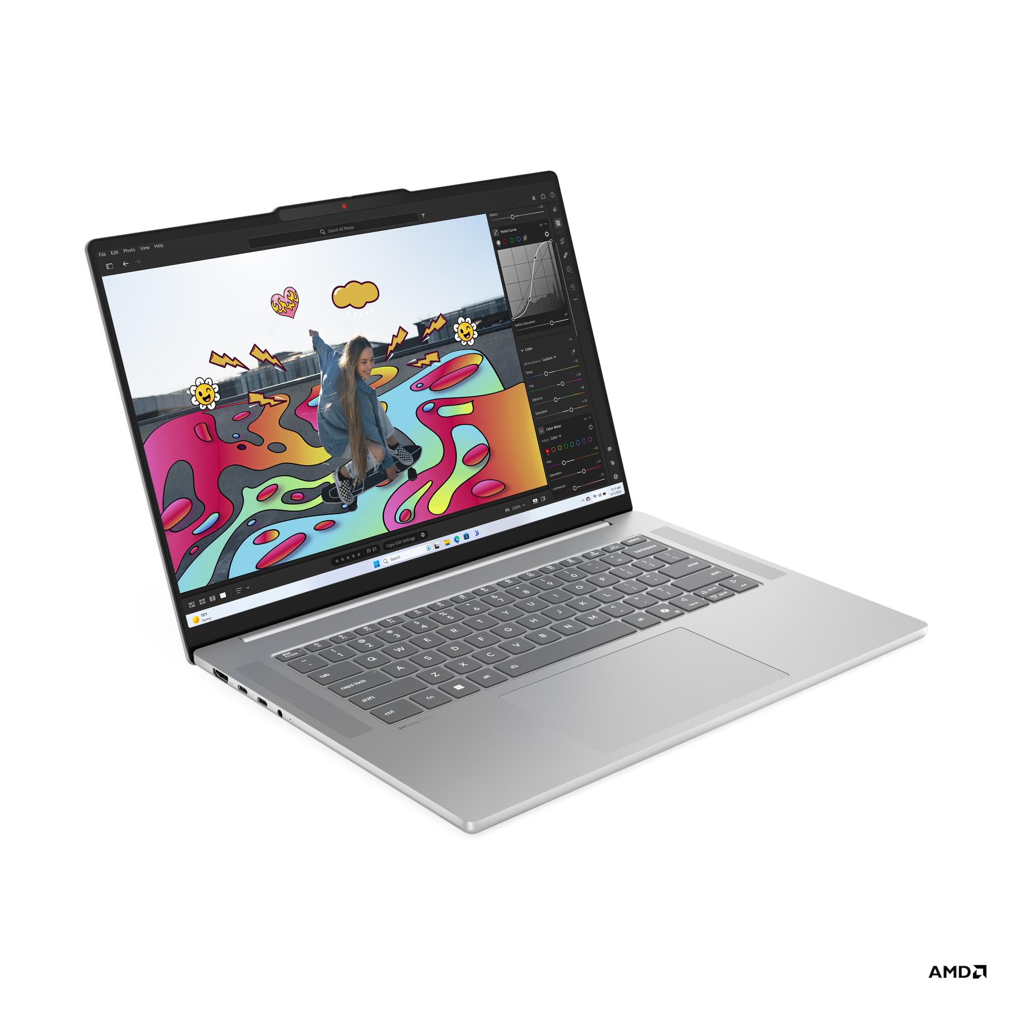 Lenovo IdeaPad Slim 5 15ARP10 | Cloud Grey | 15.1 " | OLED | WQXGA | 2560 x 1600 pixels | AMD Ryzen 5 | 7535HS | 16 GB | Soldered LPDDR5x | Solid-state drive capacity 512 GB | AMD Radeon 660M Graphics | Windows 11 Home | 802.11ax | Bluetooth version 5.3 | Keyboard language Nordic | Keyboard backlit | Warranty 24 month(s) | Battery warranty 12 month(s)