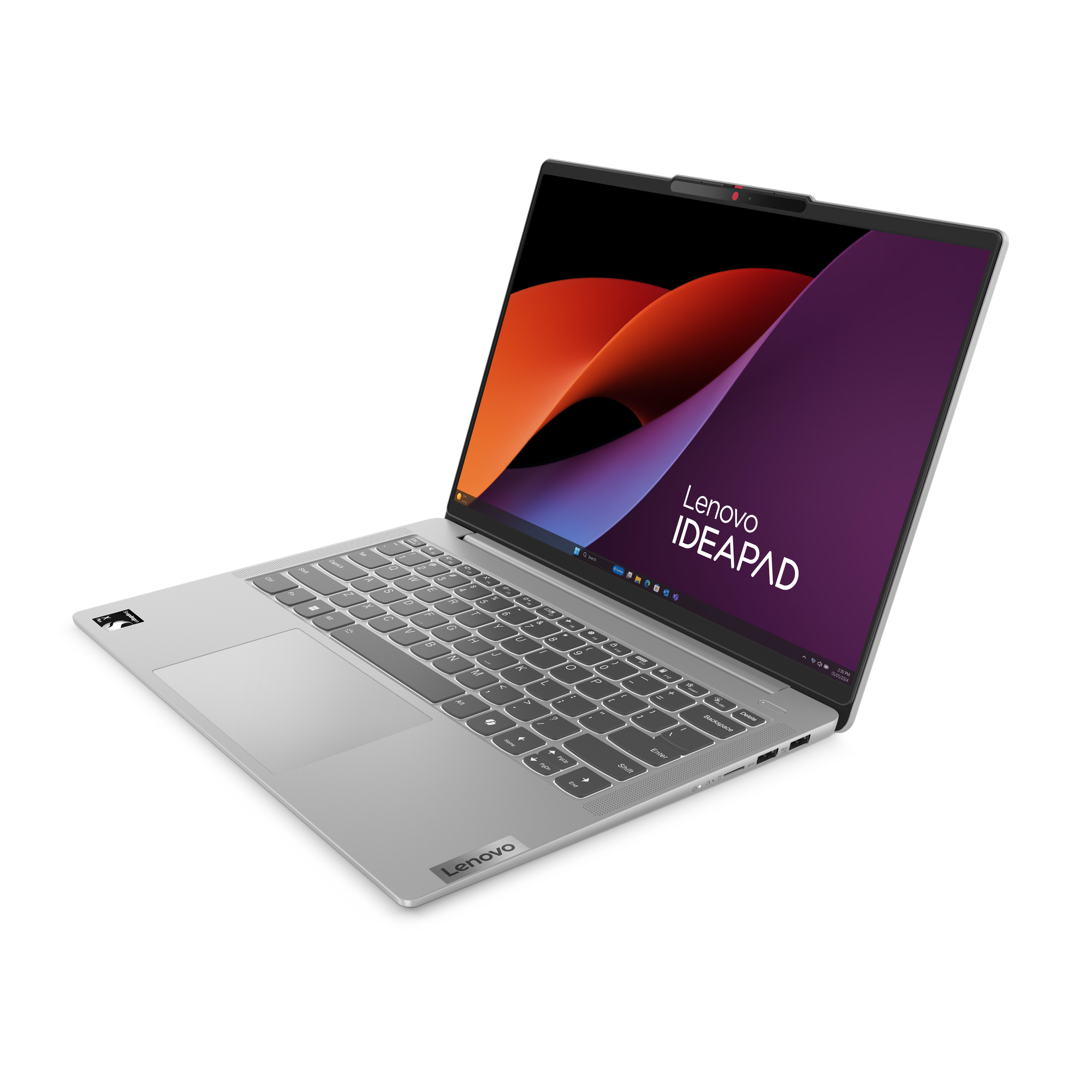 Lenovo IdeaPad Slim 5 14Q8X9 | Cloud Grey | 14 " | IPS | WUXGA | 1920 x 1200 pixels | Anti-glare | Snapdragon X | X1-26-100 | 16 GB | Soldered LPDDR5x | Solid-state drive capacity 512 GB | Qualcomm Adreno GPU | Windows 11 Home | 802.11be | Bluetooth version 5.4 | Keyboard language Nordic | Warranty 24 month(s) | Battery warranty 12 month(s)