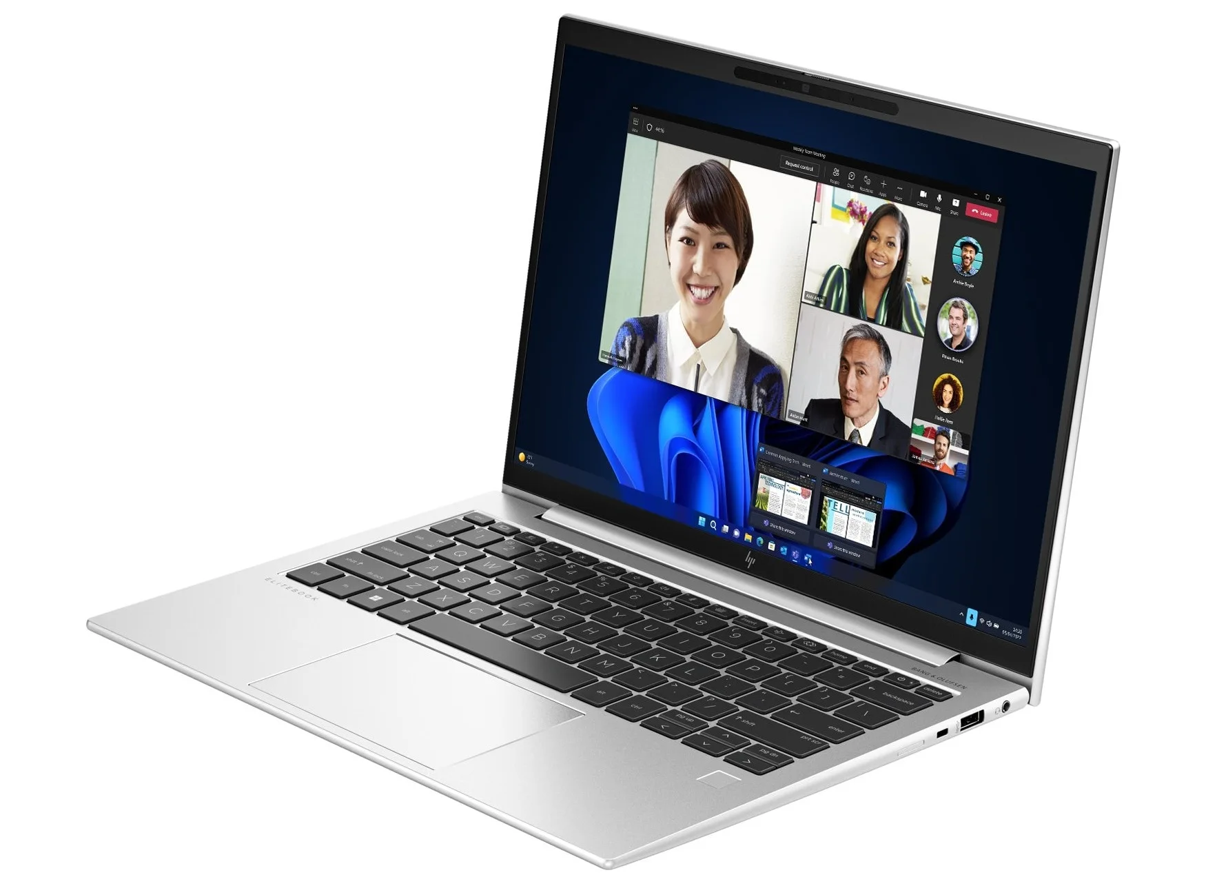 HP EliteBook 830 G10 i5-1335U 8GB 256GB-SSD, 13"WUXGA W11P WLAN CAM FPR, Smartcard