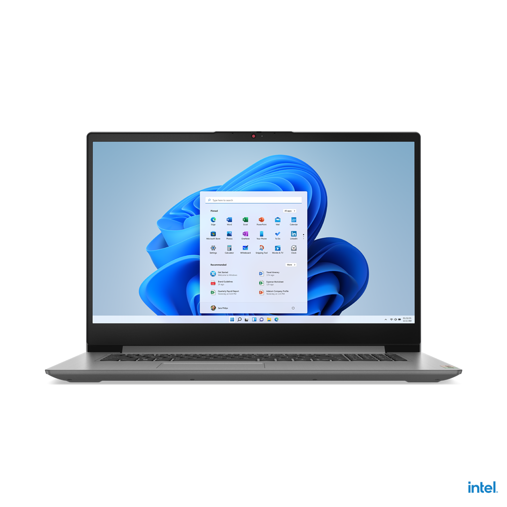 Lenovo IdeaPad 3 17IAU7 | Arctic Grey | 17.3 " | TN | HD+ | 1600 x 900 pixels | Anti-glare | Intel Core i3 | i3-1215U | 8 GB | Soldered DDR4 | Solid-state drive capacity 128 GB | Intel UHD Graphics | Windows 11 Home in S mode | 802.11ax | Bluetooth version 5.2 | Keyboard language English | Warranty 24 month(s) | Battery warranty 12 month(s)