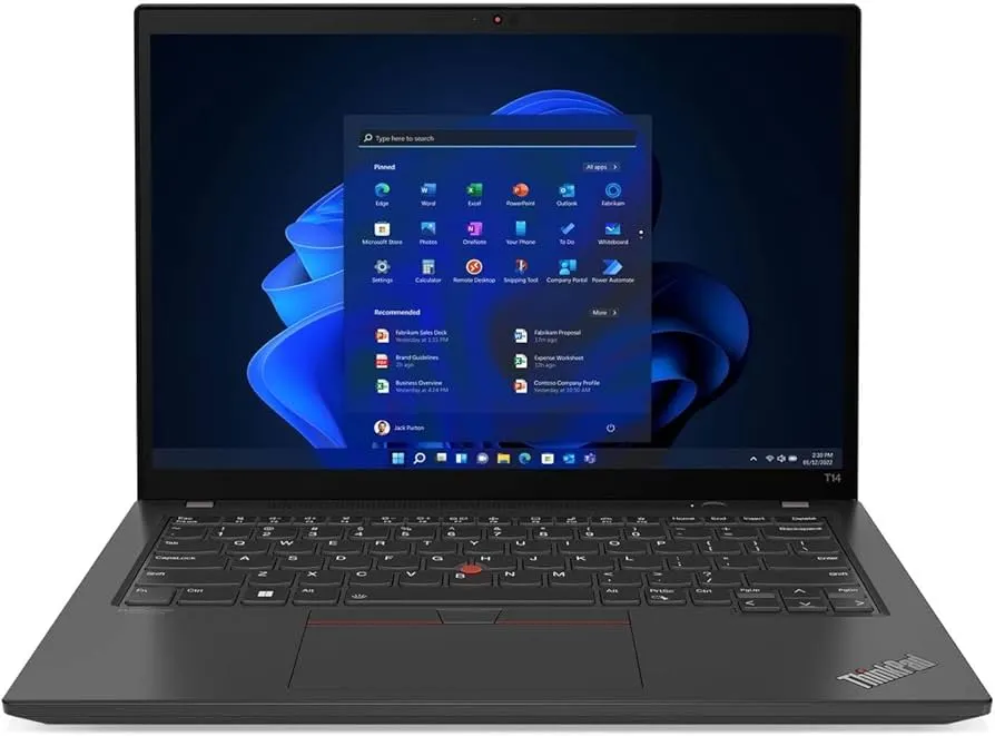 LENOVO THINKPAD T14 G3 Gen 3 i5 1245U, 16GB, 512GB SSD, M.2, 14" 1920 x 1200, Windows 10 Pro, Black, GB Keyboard