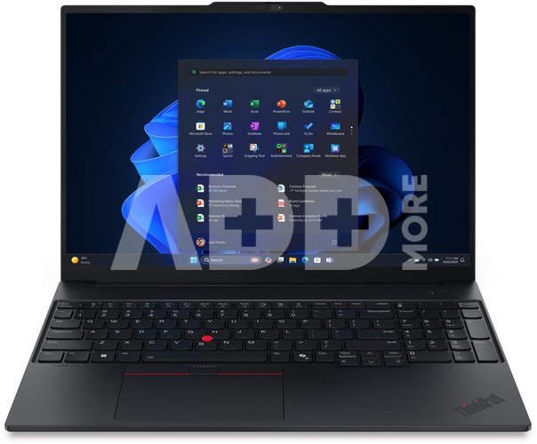 Lenovo ThinkPad E16 Gen 3 16 WUXGA ULT5-225U/16GB/512GB/Integrated Intel/WIN11 Pro/Nordic Backlit kbd/Black/3Y Warranty | Lenovo