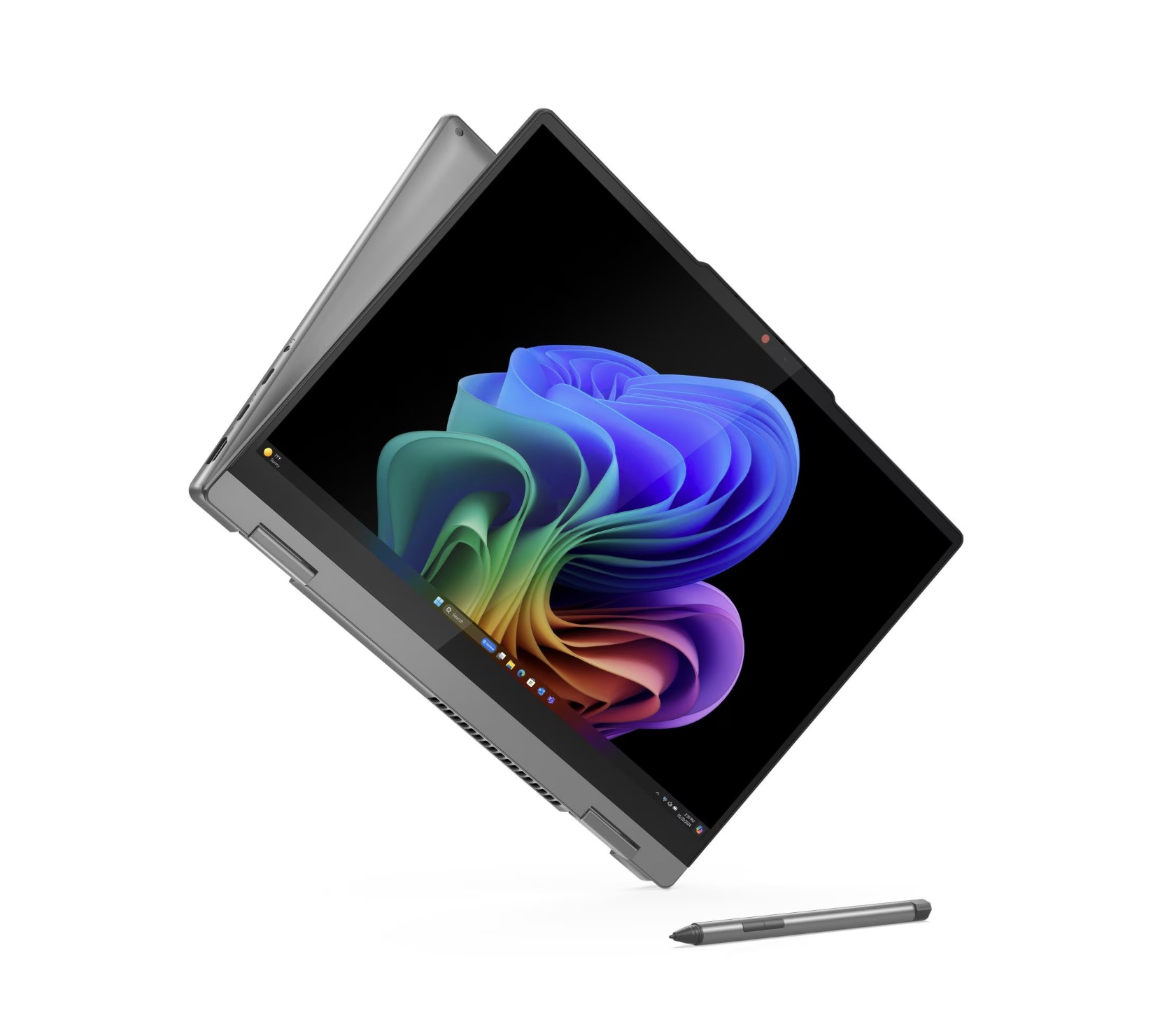 Lenovo IdeaPad 5 2-in-1 14Q8X9 Touch 14 WUXGA Snapdragon X X1-26-100/16GB/512GB/Qualcomm Adreno GPU/WIN11 Home/Nordic Backlit kbd/Grey/FP/2Y | Lenovo IdeaPad 5 2-in-1 14Q8X9 | Luna Grey | 14 " | OLED | Touchscreen | WUXGA | 1920 x 1200 pixels | Glossy | Snapdragon X | X1-26-100 | 16 GB | Soldered LPDDR5x | Solid-state drive capacity 512 GB | Qualcomm Adreno GPU | Windows 11 Home | 802.11be | Bluetooth version 5.4 | Keyboard language Nordic | Keyboard backlit | Warranty 24 month(s) | Battery warranty 12 month(s)