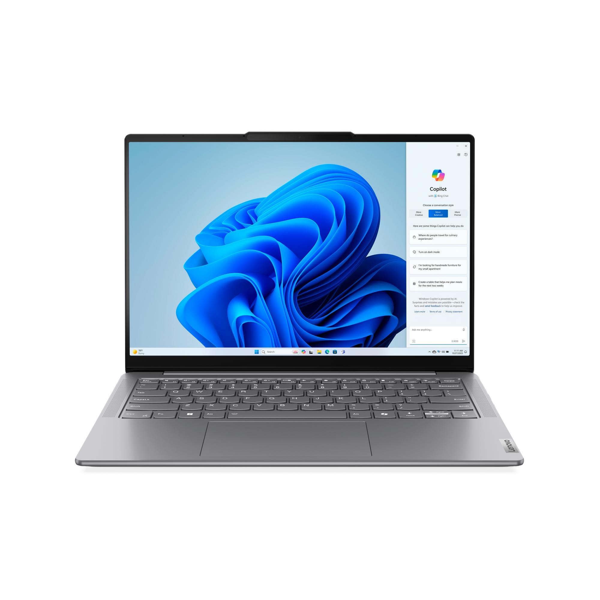 Lenovo Yoga Slim 7 14IMH9 | Luna Grey | 14 " | OLED | WUXGA | 1920 x 1200 pixels | Glossy | Intel Core Ultra 7 | 155H | 32 GB | Soldered LPDDR5x | Solid-state drive capacity 512 GB | Intel Arc Graphics | Windows 11 Home | 802.11ax | Bluetooth version 5.3 | Keyboard language English | Keyboard backlit | Warranty 24 month(s) | Battery warranty 12 month(s)