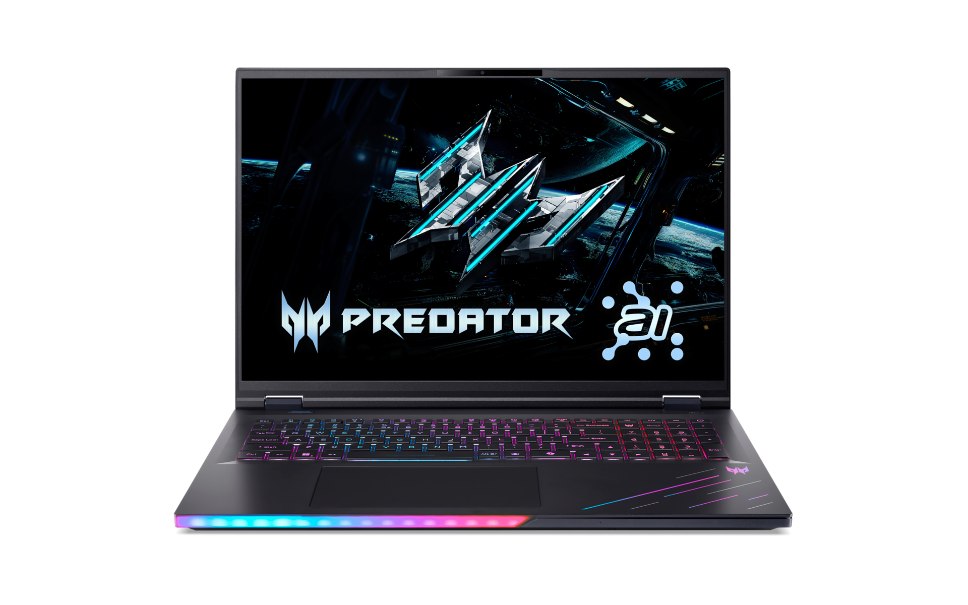 Acer | Predator Helios 18 AI PH18-73-97UF | Abyssal Black | 18 " | IPS | WQUXGA | 3840 x 2400 pixels | Intel Core U9 | 275HX | 64 GB | DDR5 | Solid-state drive capacity 1000 GB | NVIDIA GeForce RTX 5090 | GDDR7 | 24 GB | Windows 11 Home | Bluetooth version 5.4 | Keyboard language US international | Keyboard backlit | Warranty 24 month(s)