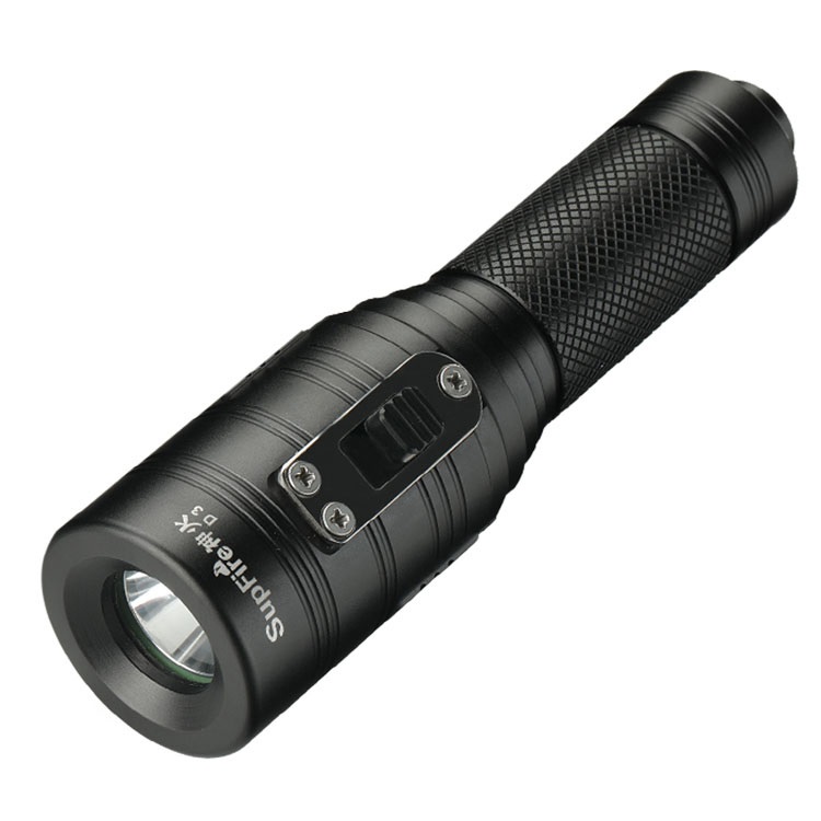 Nardymo žibintuvėlis, 10W CREE XML2, 770lm, IPX8, su 18650 įkraunama baterija ir krovikliu