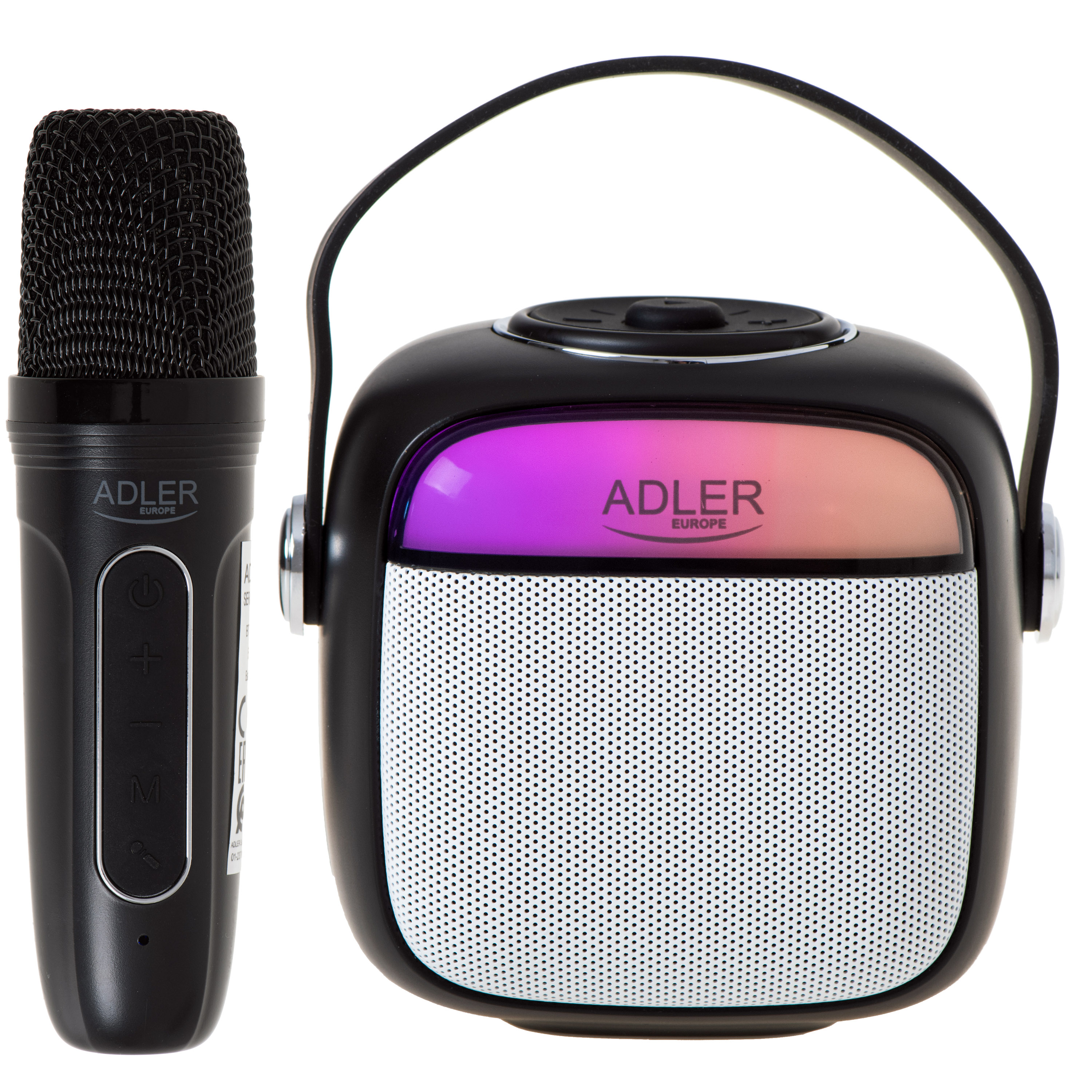 Adler Karaoke Speaker With Microphone | AD 1199B | Bluetooth | Black | Portable | Wireless connection