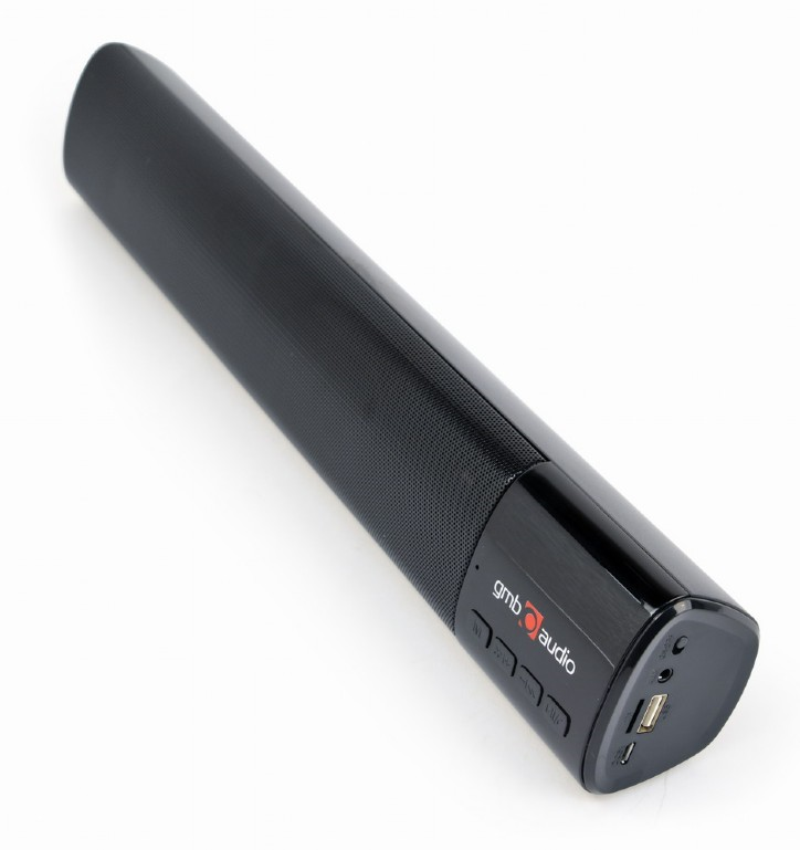 Kolonėlė Gembird Bluetooth soundbar SPK-BT-BAR400-01 2 x 5 W, Bluetooth, Portable, Wireless connection, Black