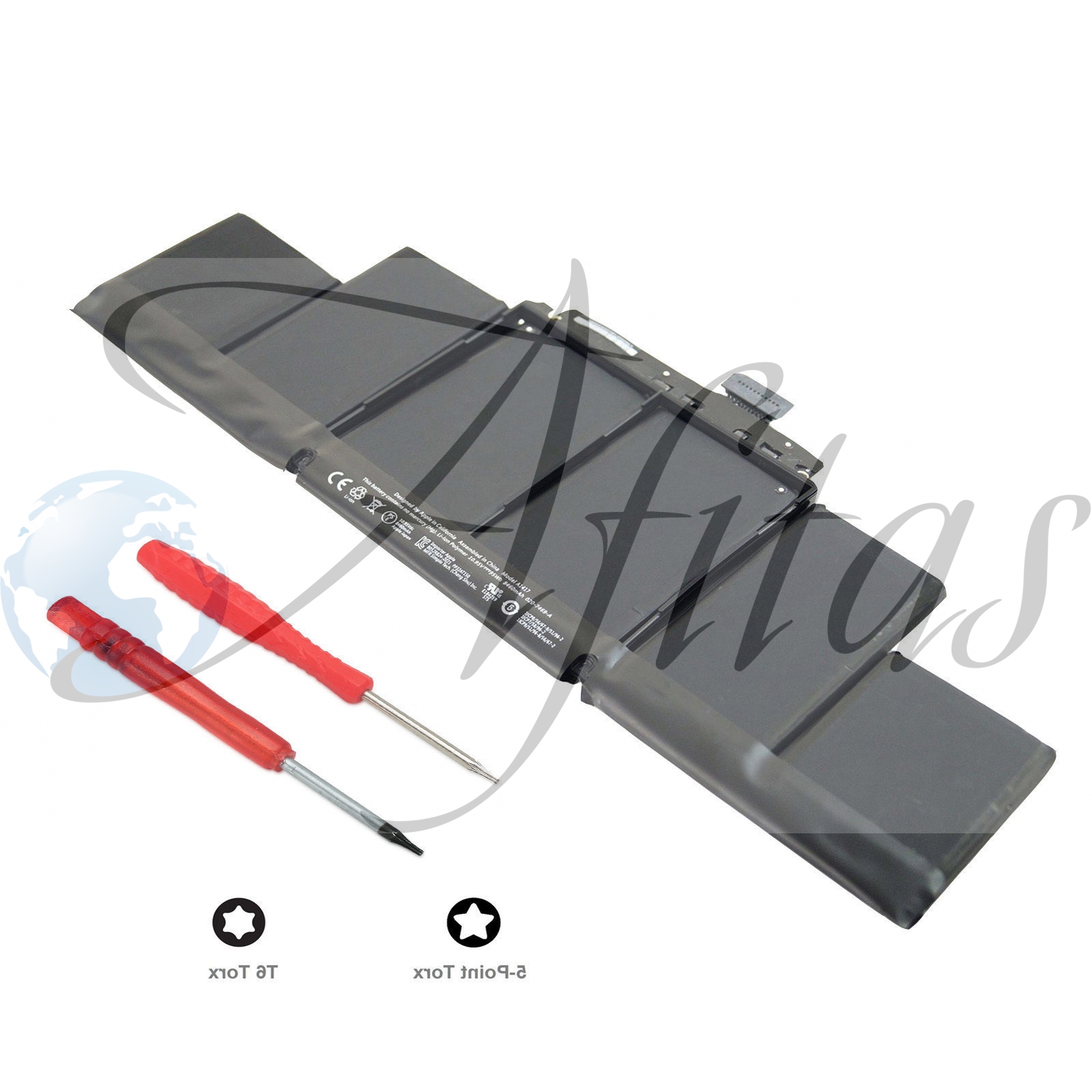 Baterija Apple A1494  MacBook Pro 15 A1398  (Late 2013, Mid 2014) analogas