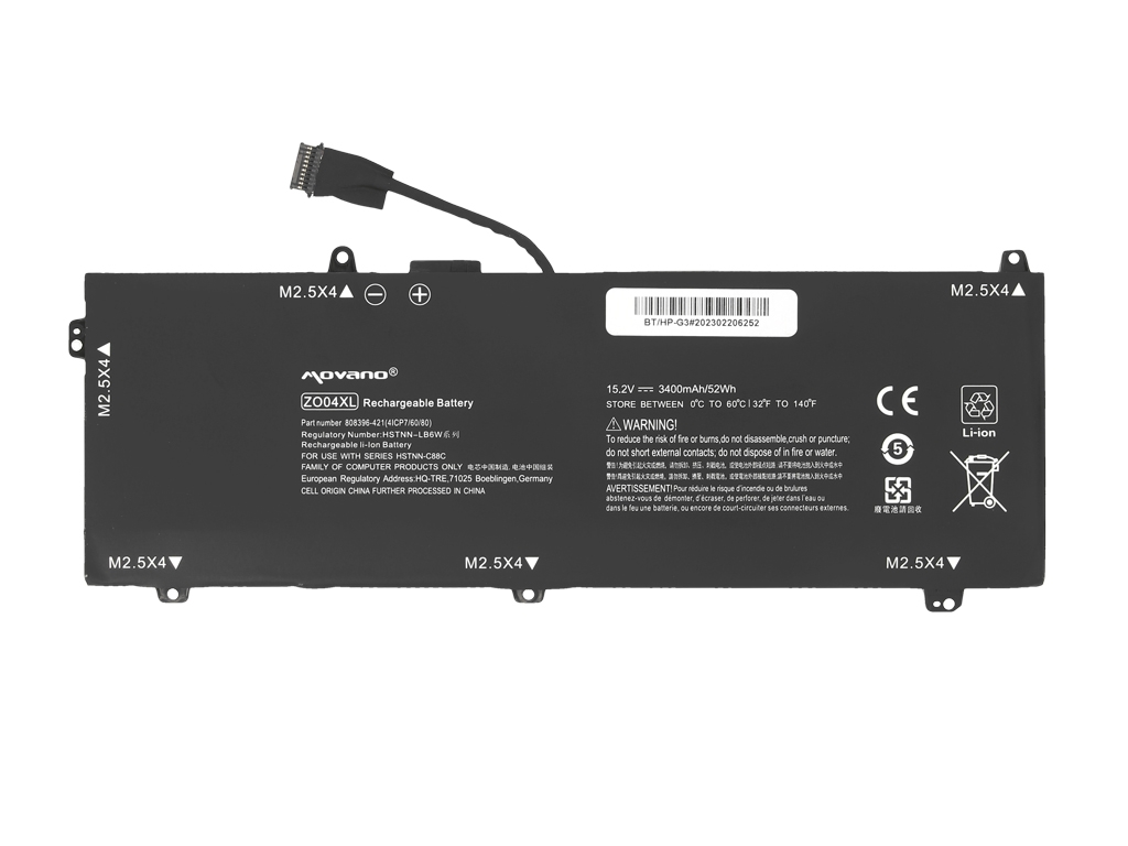 Baterija  ZO04XL ZBook StudioG3 neoriginali